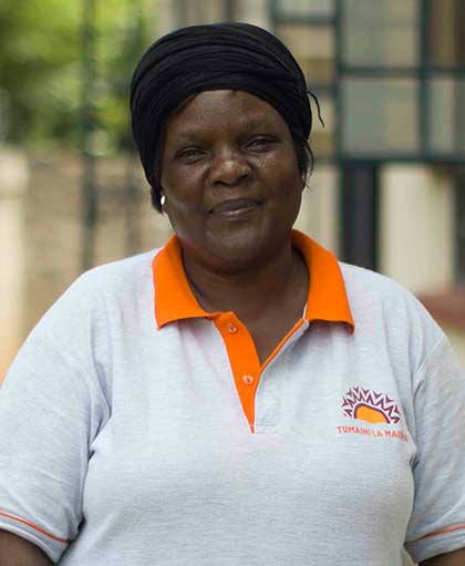 Portrait of Grace Akinyi Oyoko, GSL Coordinator at Tumaini La Maisha CBO
